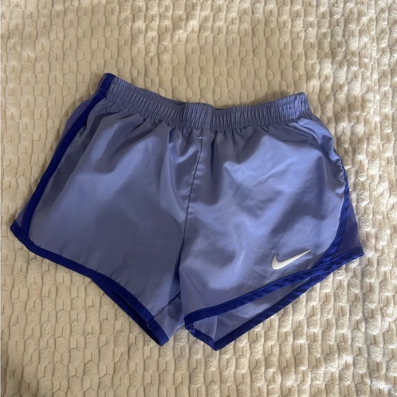 Nike Women's Light Blue Athletic Shorts - Picture 1 of 1